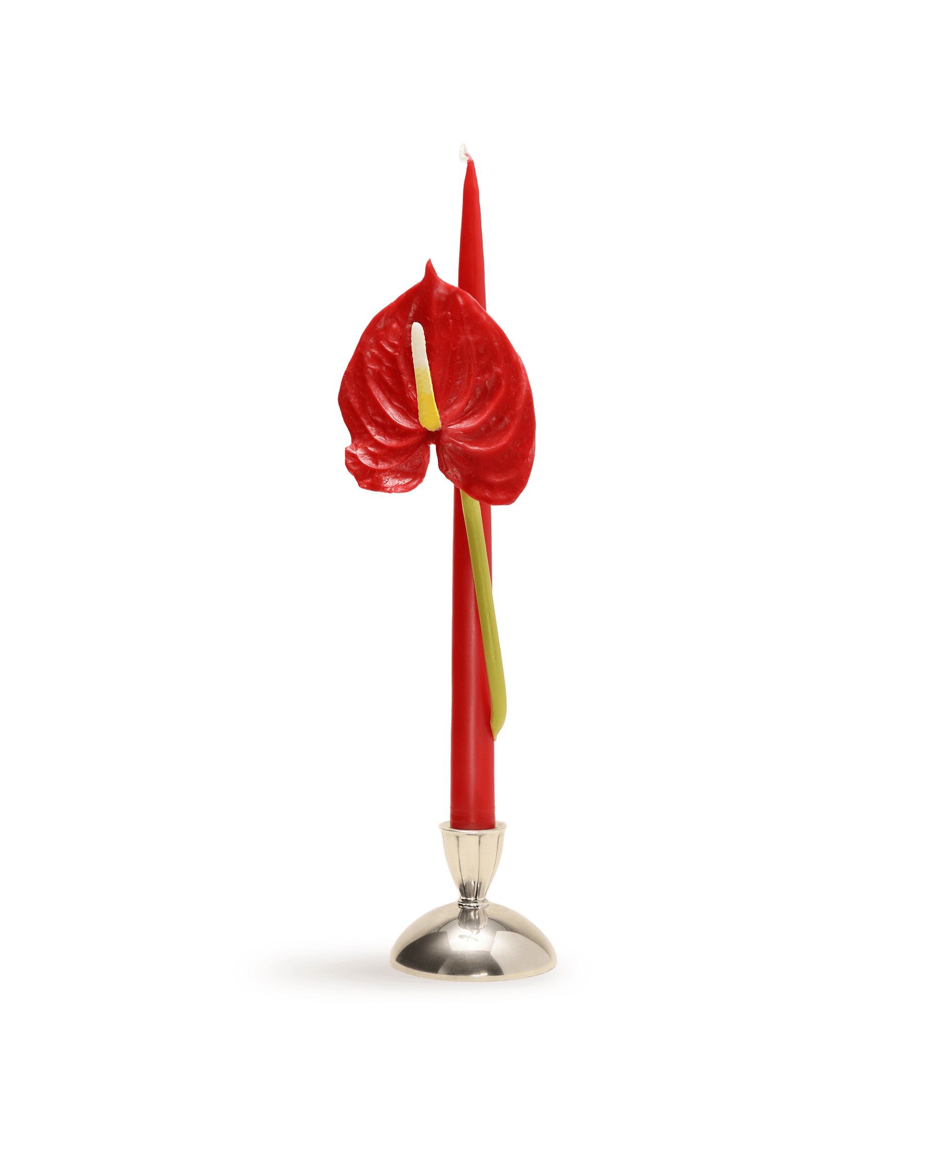 Anthurium Red Taper Candle - Motte Studio