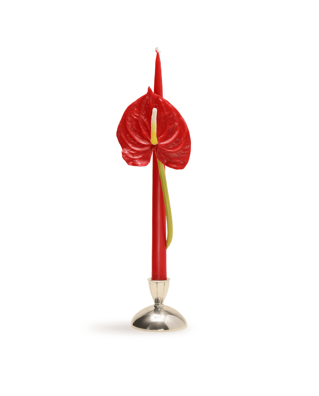 Anthurium Red Taper Candle - Motte Studio