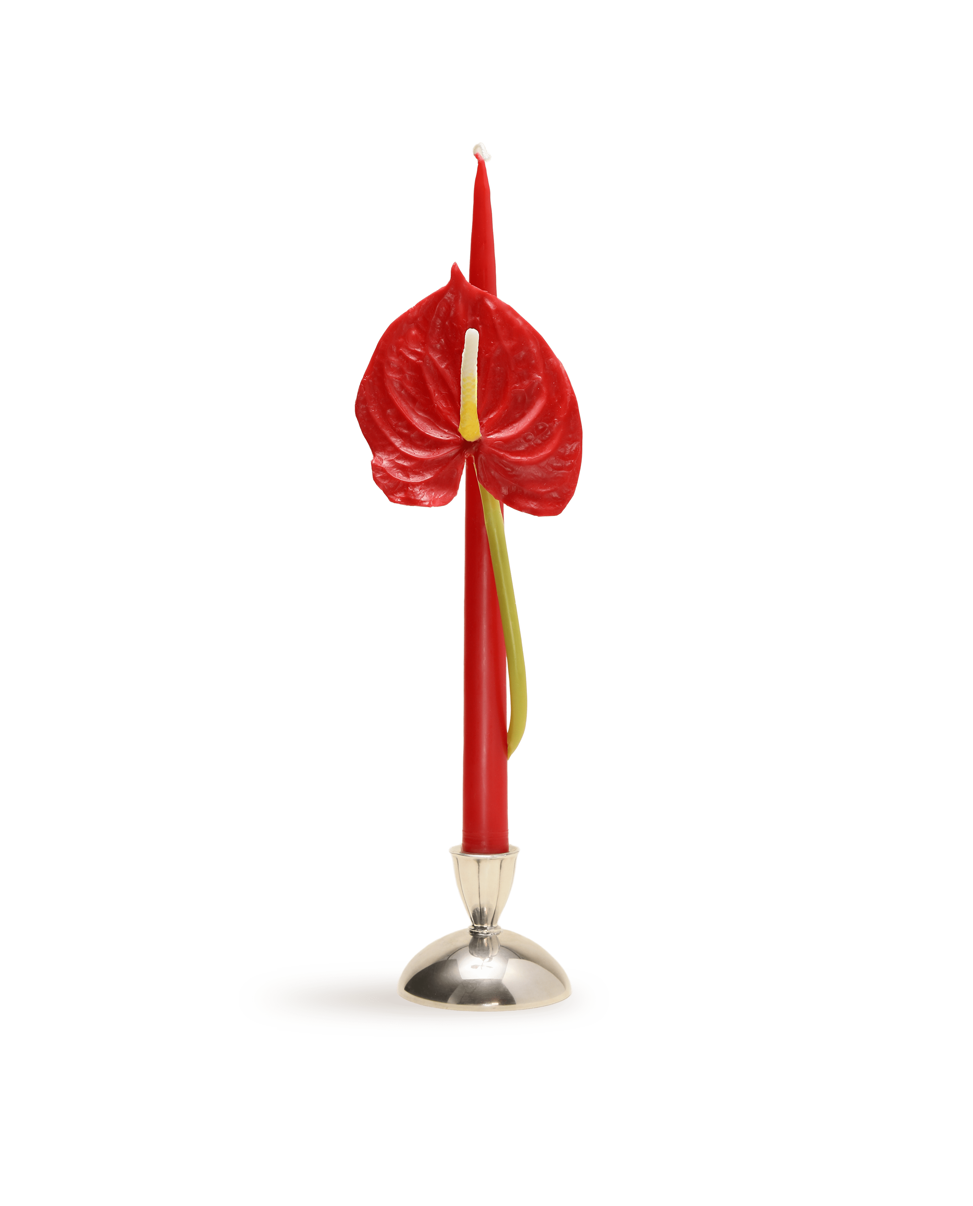 Anthurium Red Taper Candle - Motte Studio