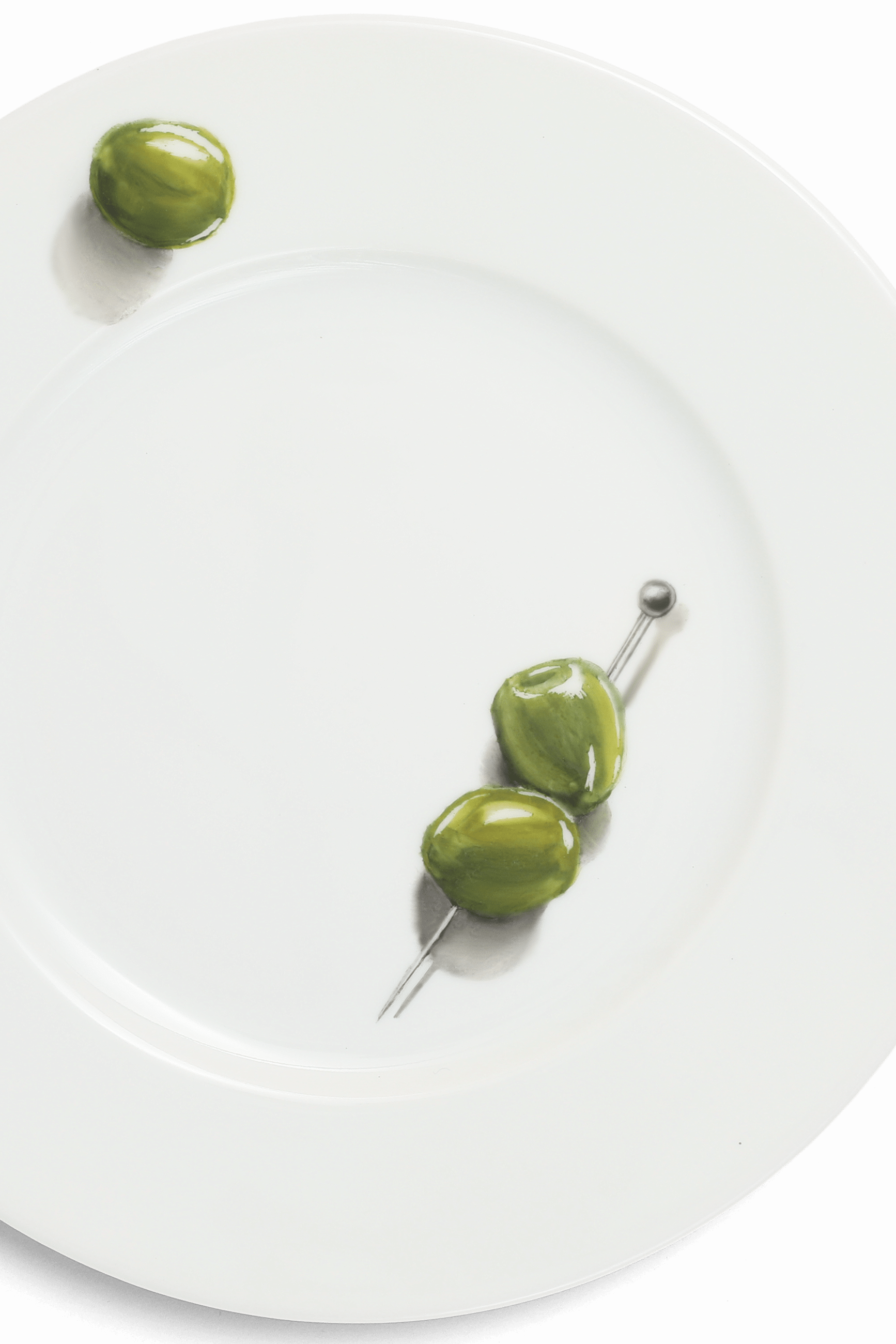 Martini Hour | Hand Painted Dessert Plate Set - Motte Studio