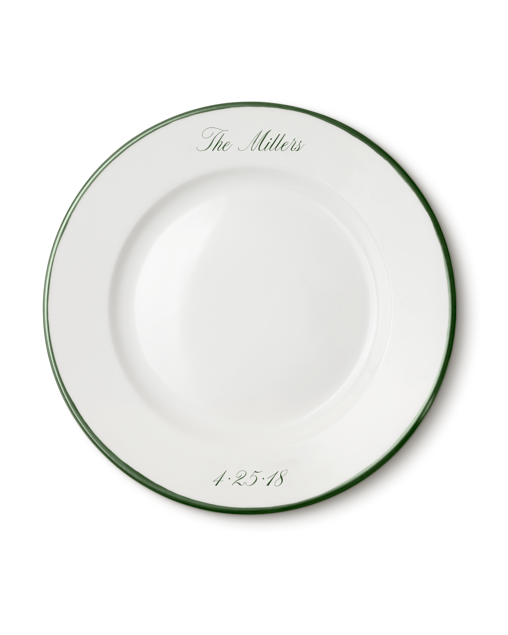 Personalized Housewarming Porcelain Dinner Plates - Motte Studio