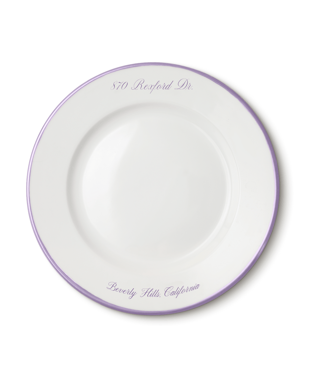 Personalized Housewarming Porcelain Dinner Plates - Motte Studio
