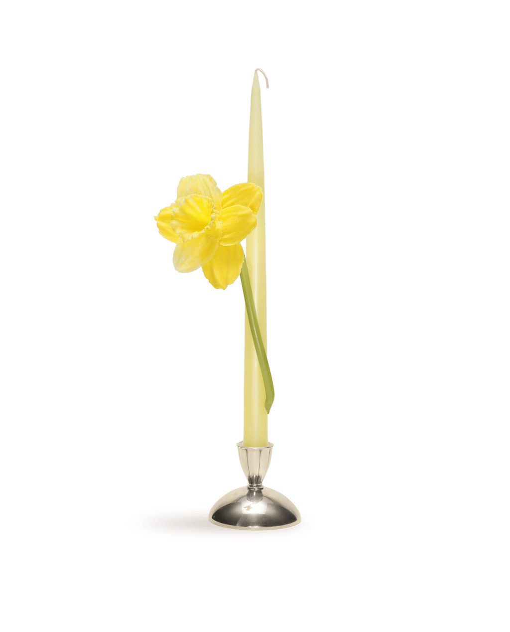 Yellow Daffodil Taper Candle - Motte Studio