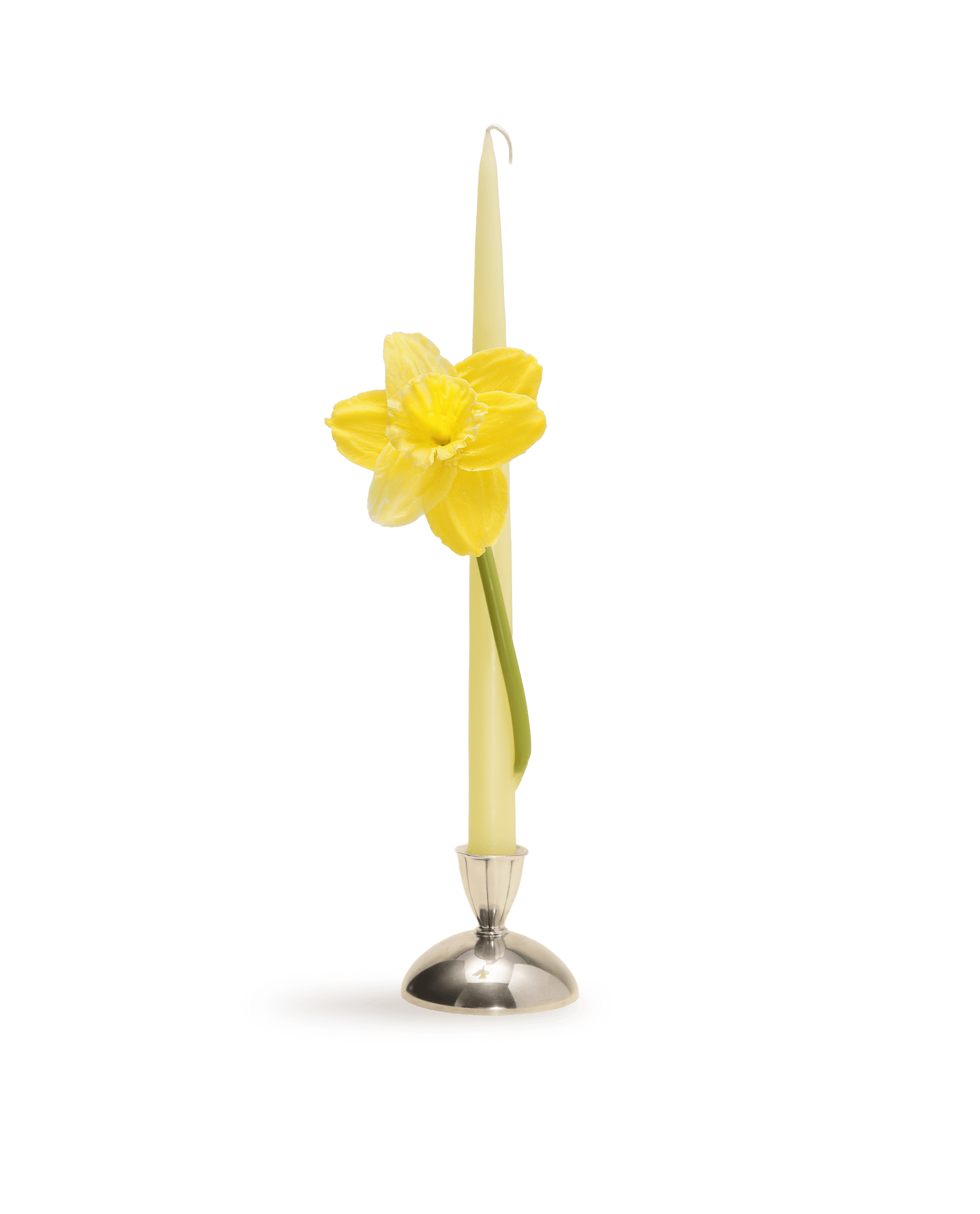 Yellow Daffodil Taper Candle - Motte Studio