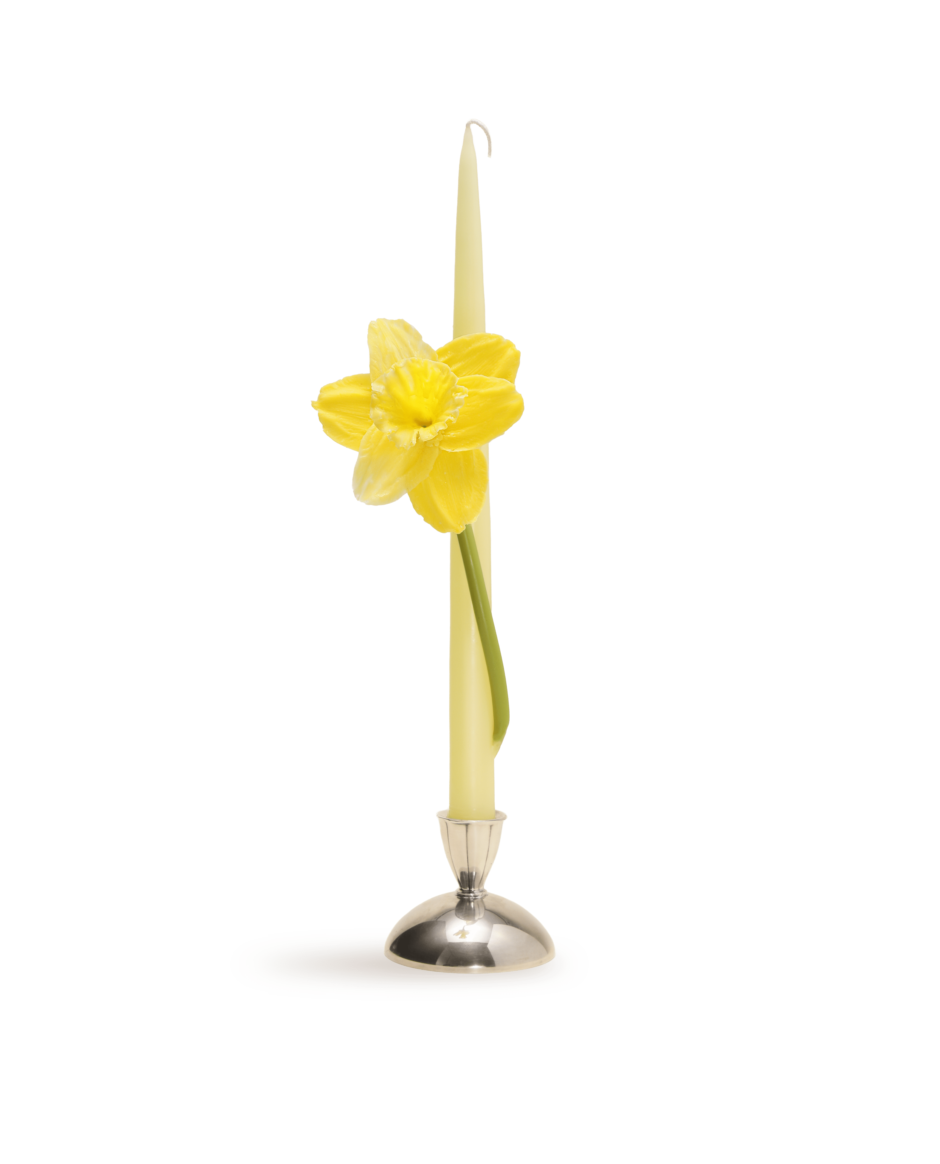 Yellow Daffodil Taper Candle - Motte Studio