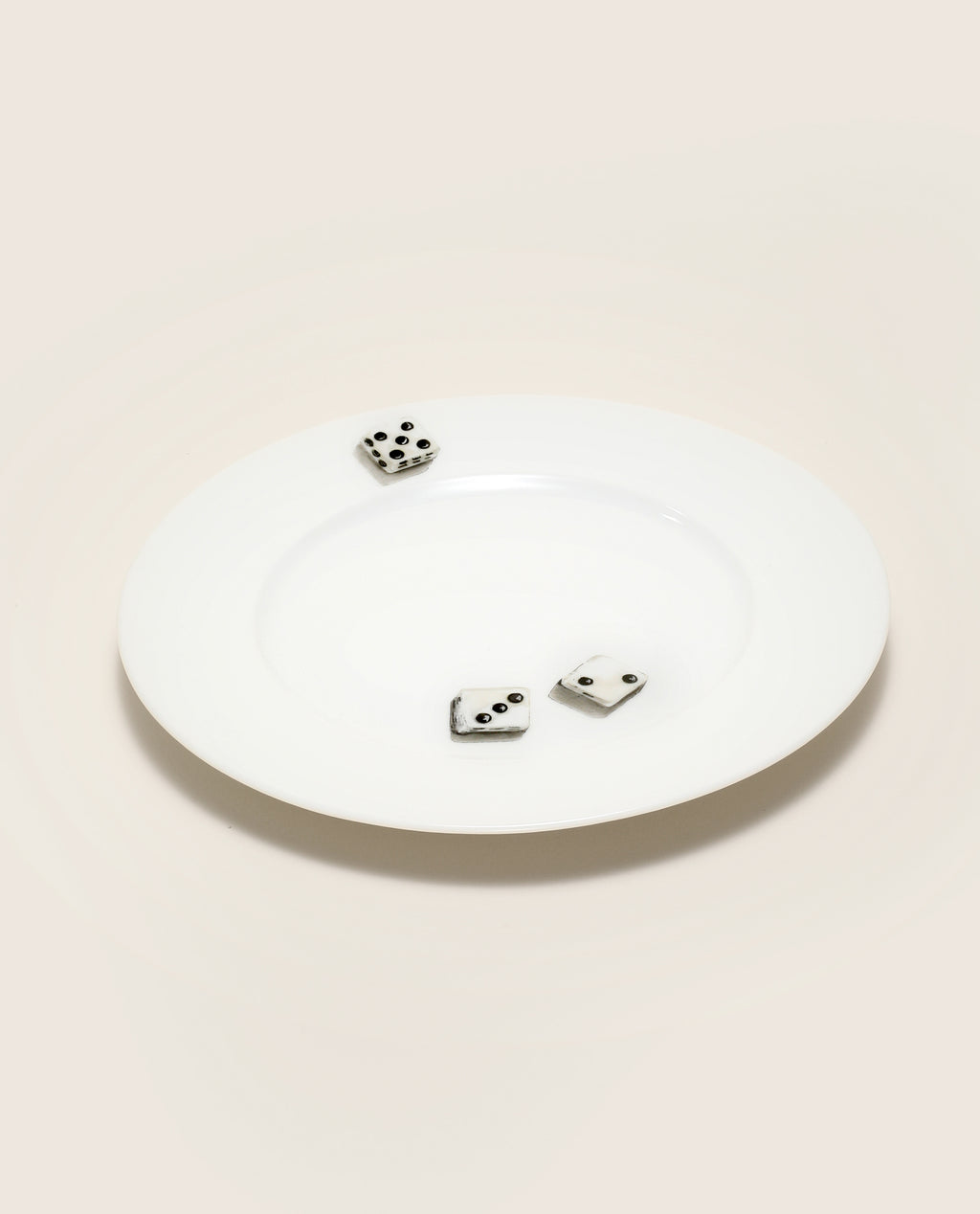 Game Night Hand Painted Porcelain Plate Set - Motte Studio