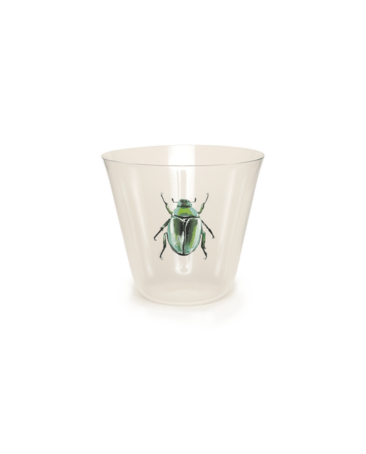 Beetle Glasses | Hand Painted Set of Two - Motte Studio
