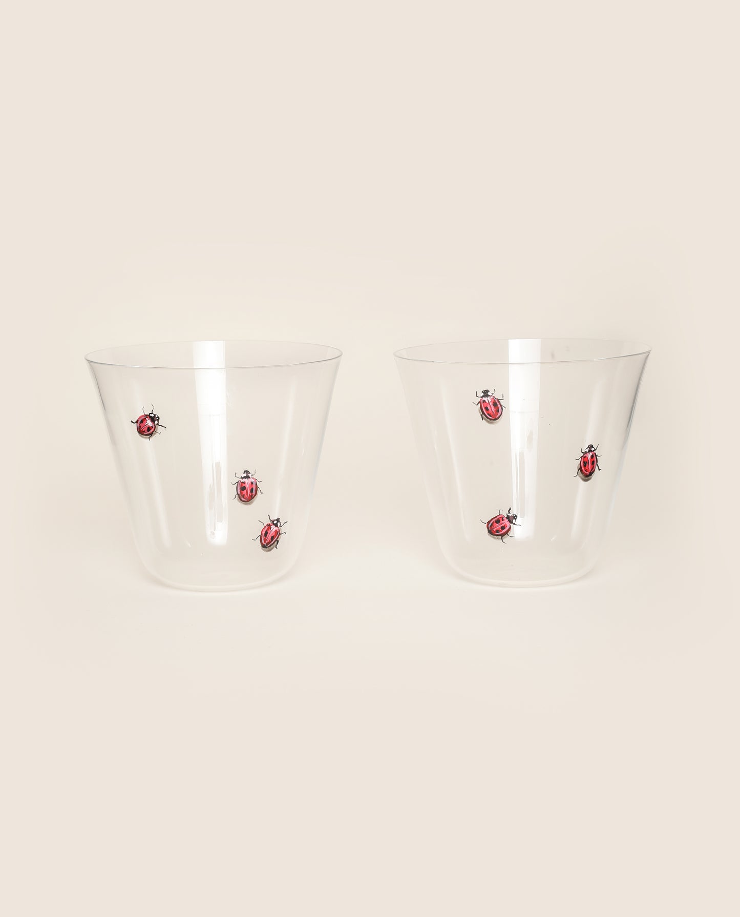 Ladybug Glass (Set of Two) - Motte Studio