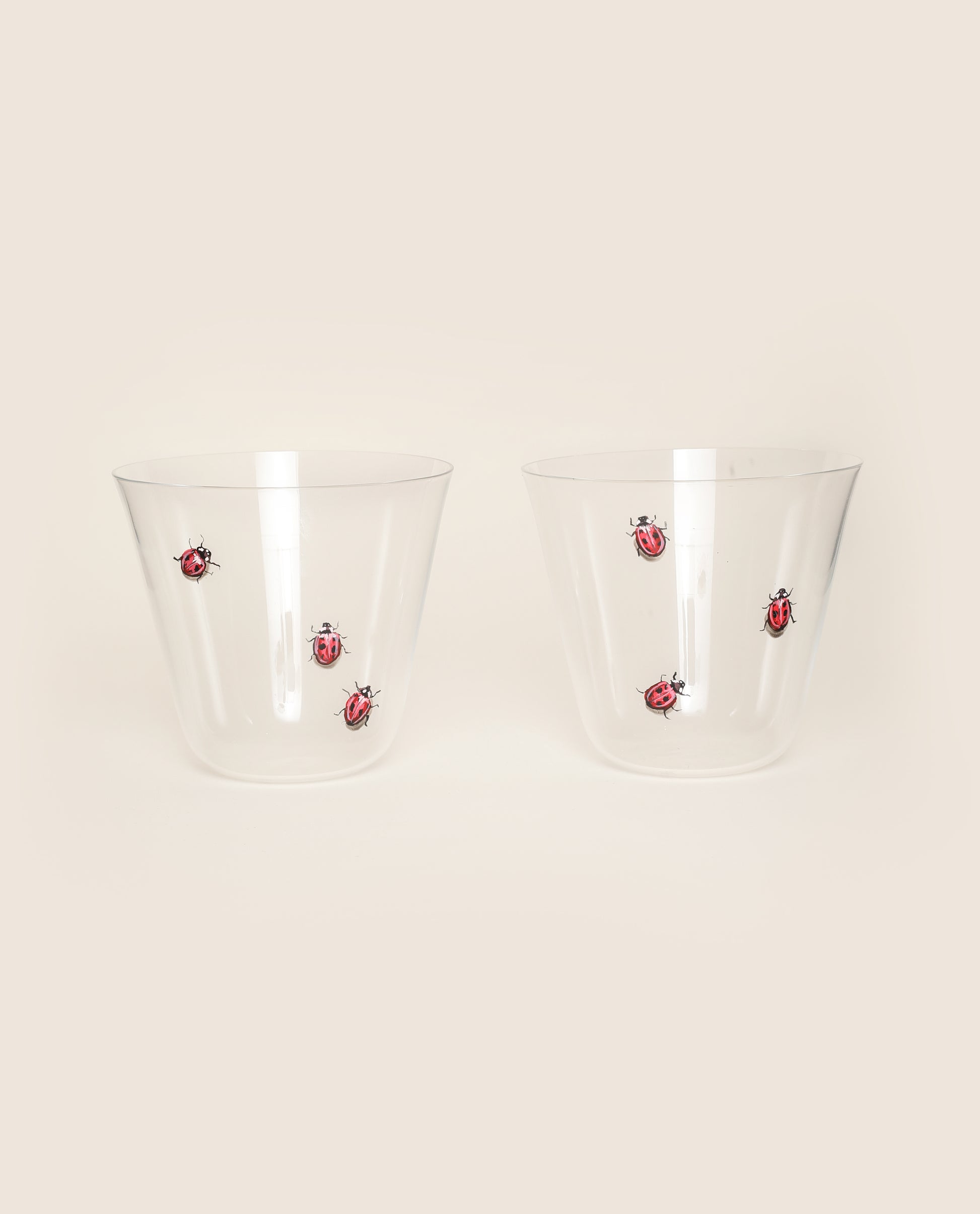 Ladybug Glass (Set of Two) - Motte Studio