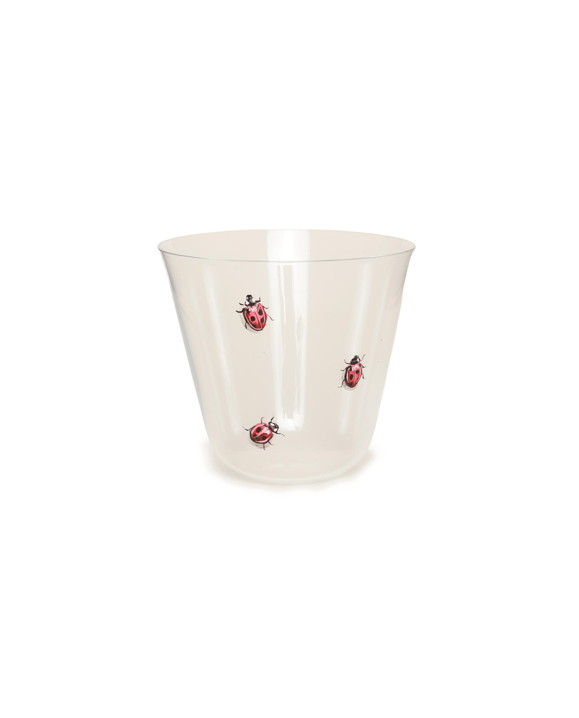 Ladybug Glasses | Hand Painted Set of Two - Motte Studio