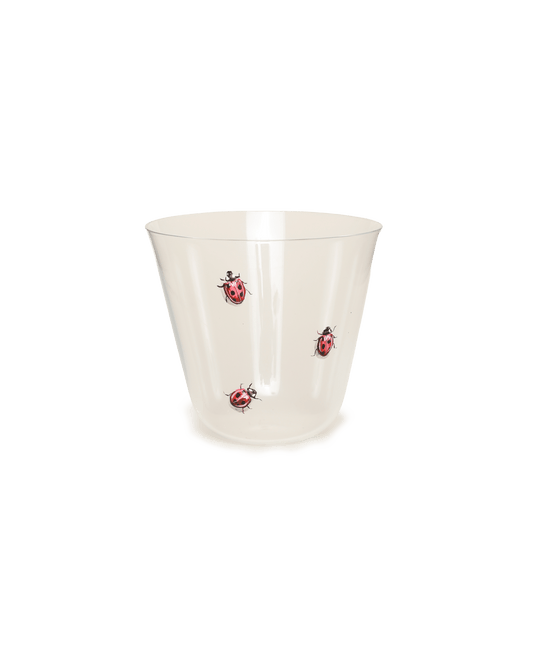 Ladybug Glasses | Hand Painted Set of Two - Motte Studio