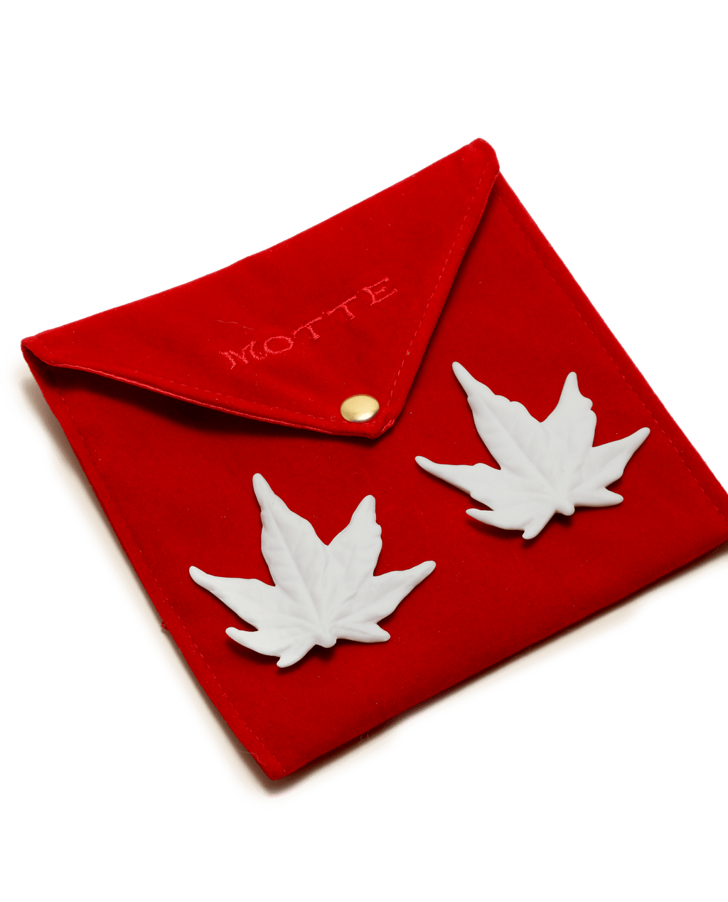 Japanese Maple Leaf Utensil Rest - set of 2 - Motte Studio