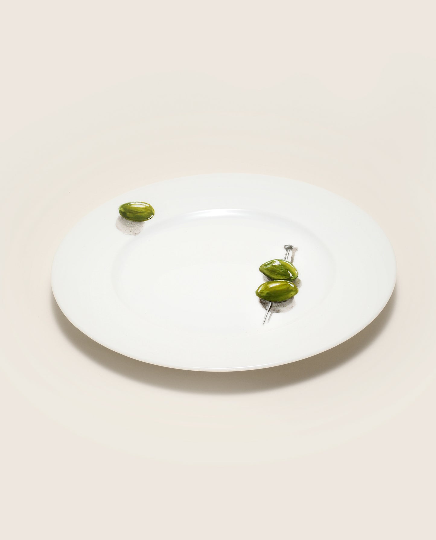 Martini Hour Hand Painted Porcelain Plate Set - Motte Studio