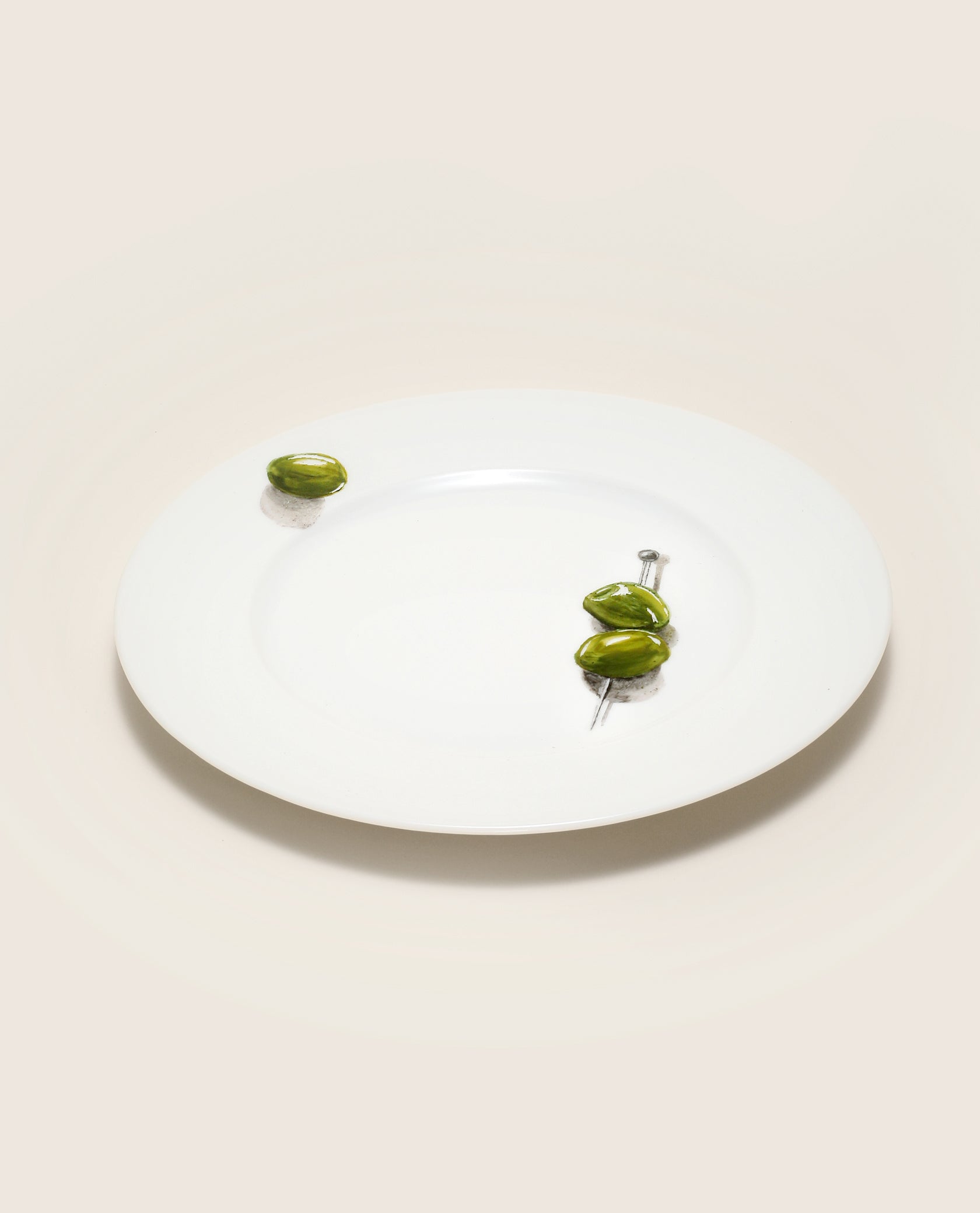 Martini Hour Hand Painted Porcelain Plate Set - Motte Studio