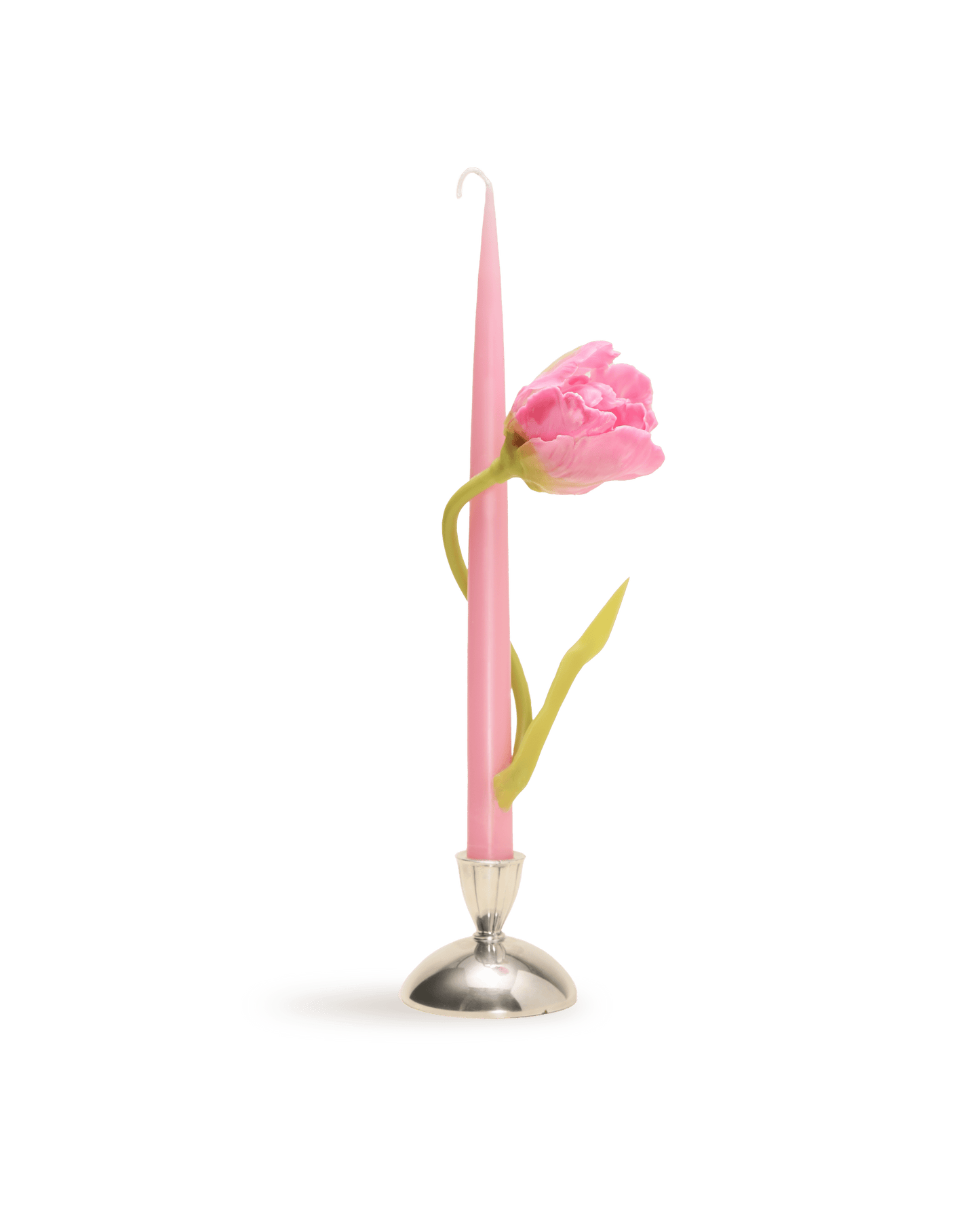 Pink Tulip Taper Candle - Motte Studio