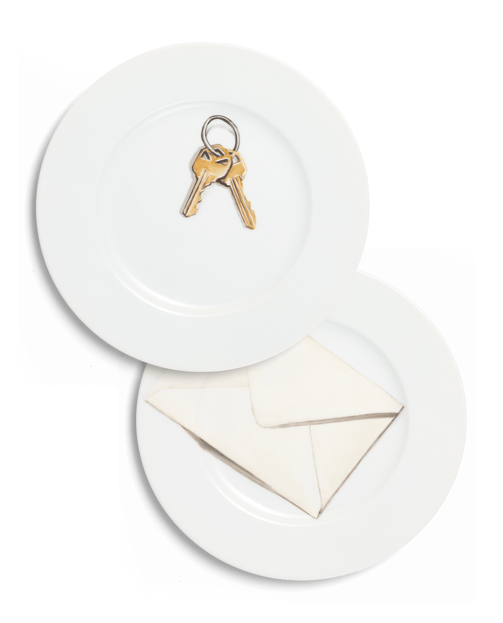 Housewarming | Personalized Hand Painted Dessert Plate Set - Motte Studio