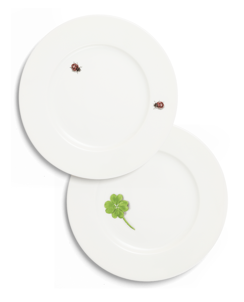 Lucky Charm | Hand Painted Dessert Plate Set - Motte Studio