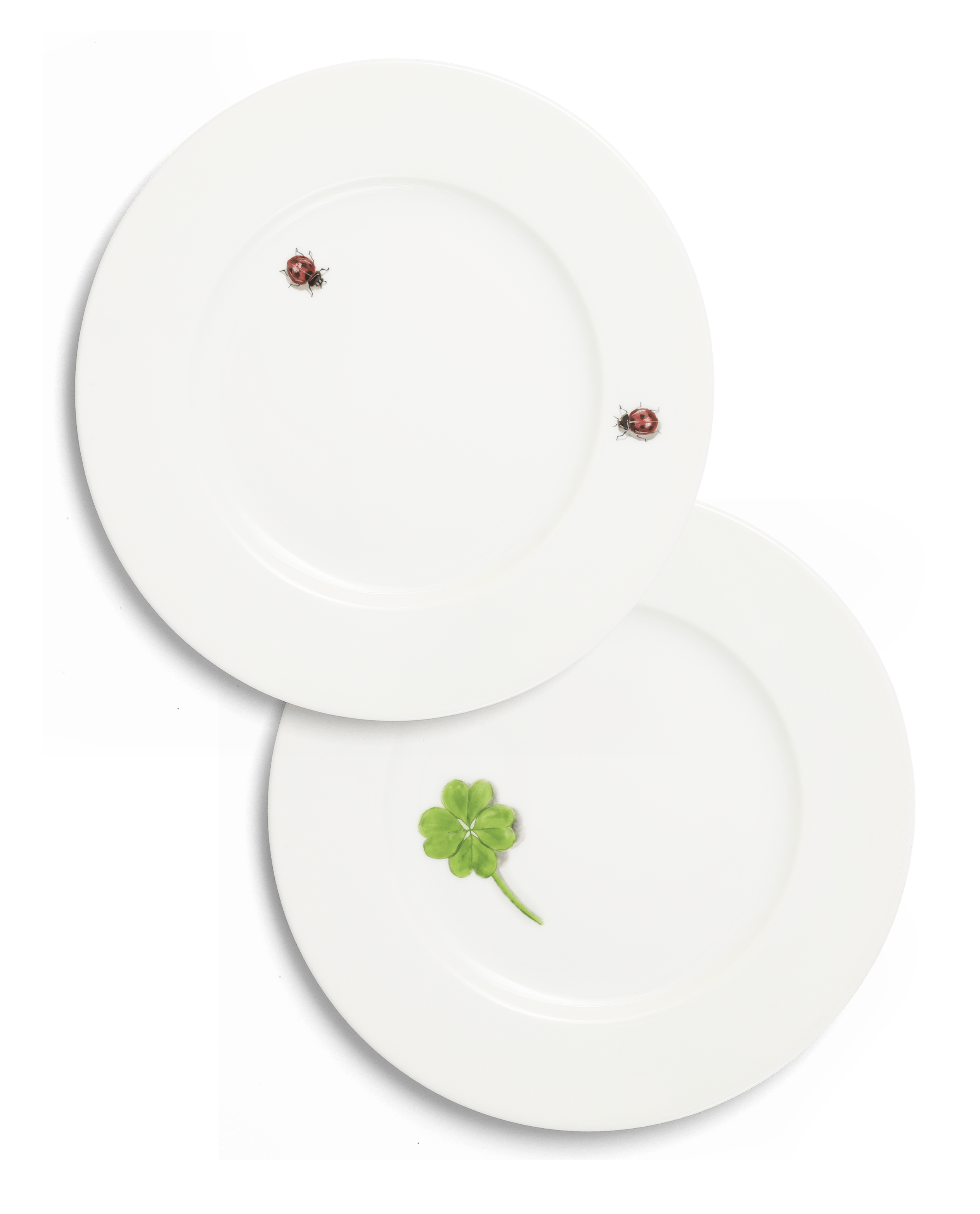 Lucky Charm | Hand Painted Dessert Plate Set - Motte Studio