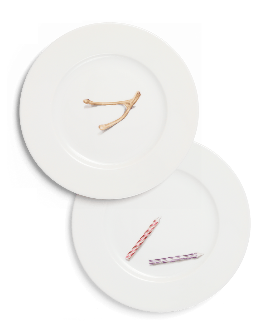 Make a Wish | Hand Painted Dessert Plate Set - Motte Studio