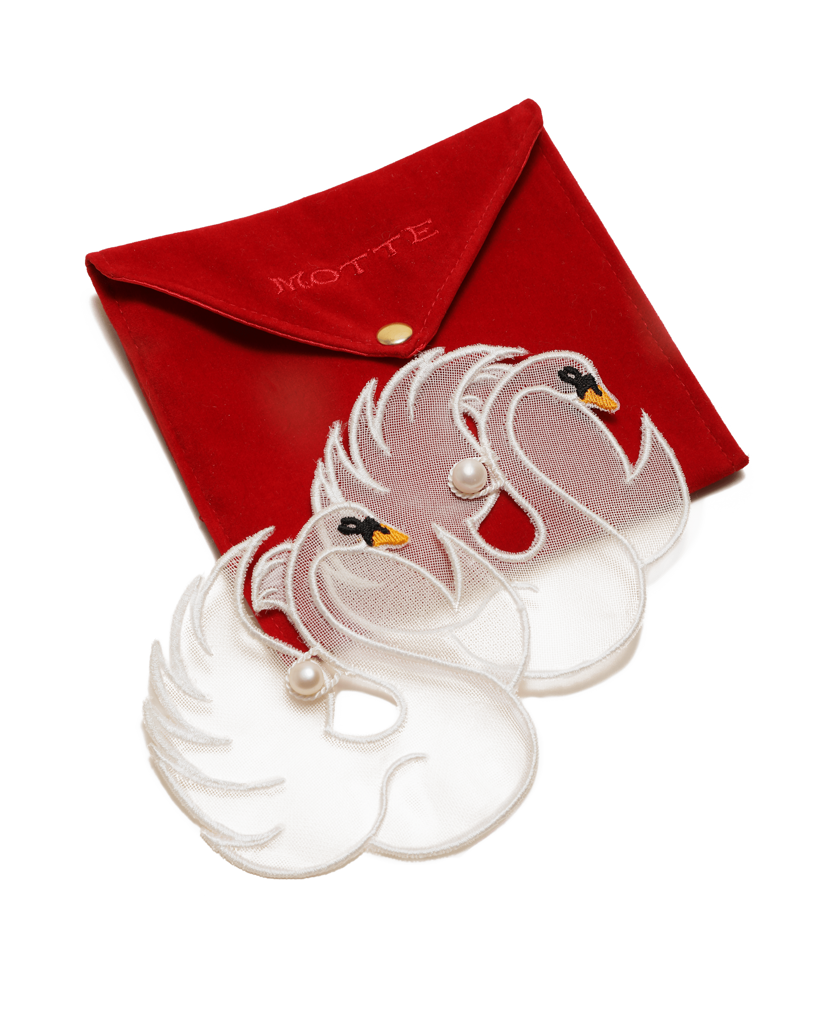 Motte Studio Swan Wine Bib - Thumbnail 2